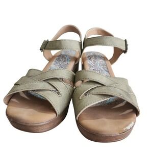 B.O.C. Joline Brown Open Toe Ankle Strap Sandals Shoes BOC  Women's Size US 9 M